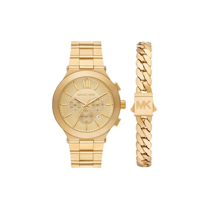 Conjunto Oversized Billie & Bracelet Gold-Tone