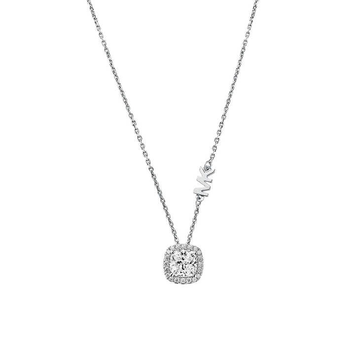 Colar Brilliance Logo Pavé Silver-Tone