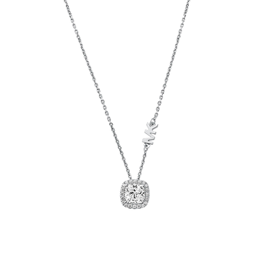 Colar Brilliance Logo Pavé Silver-Tone