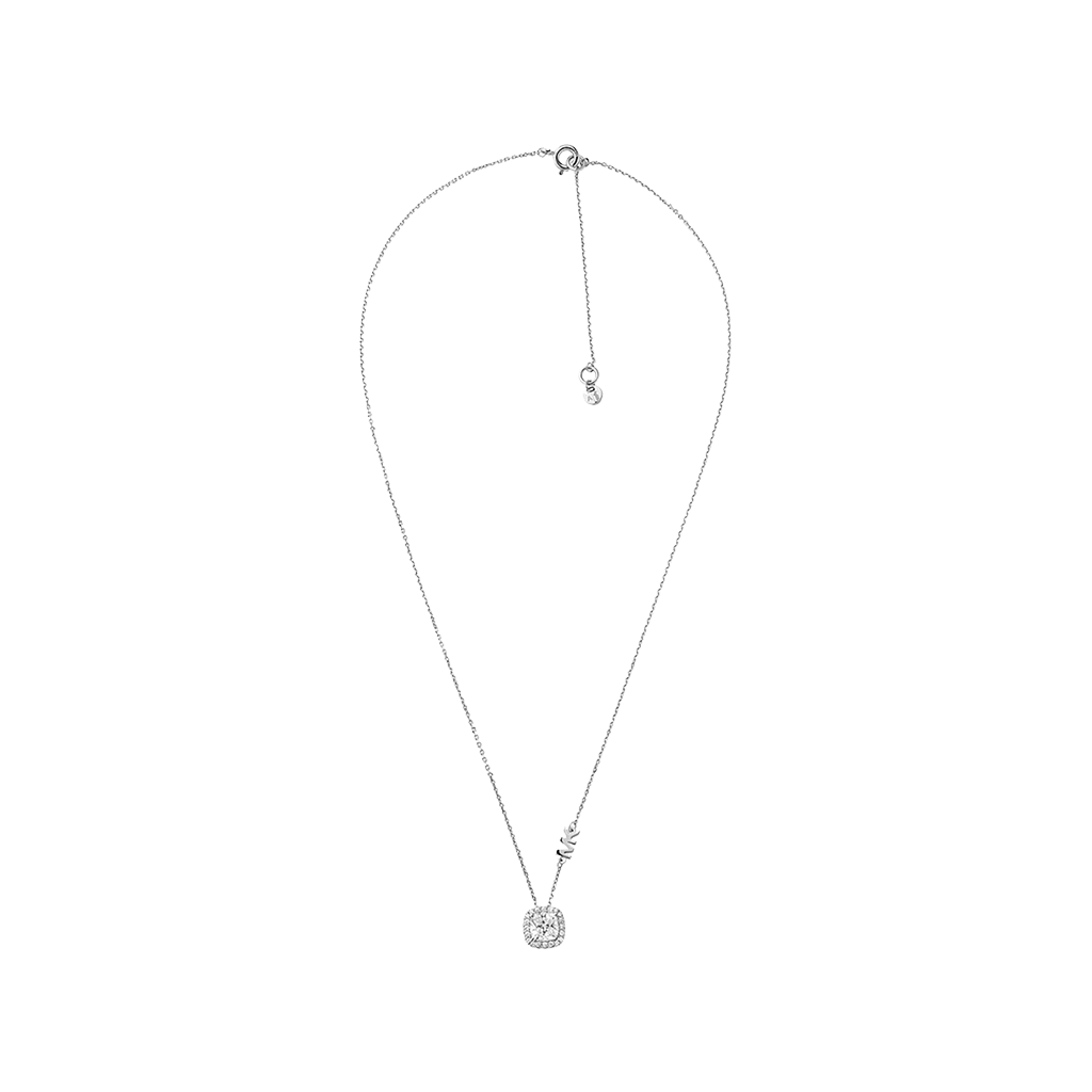 Colar Brilliance Logo Pavé Silver-Tone