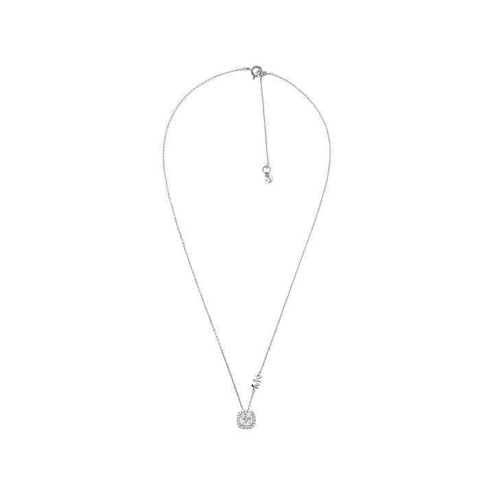 Colar Brilliance Logo Pavé Silver-Tone