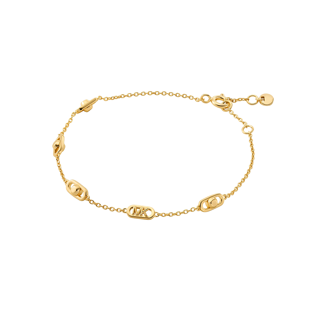 Pulseira Logo Link dourado