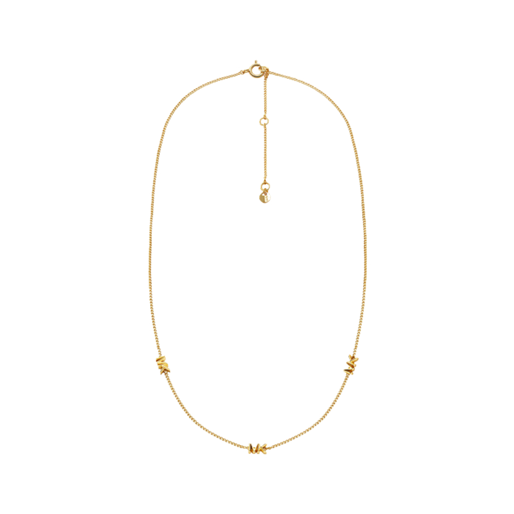 Colar Premium Logo Gold-Tone