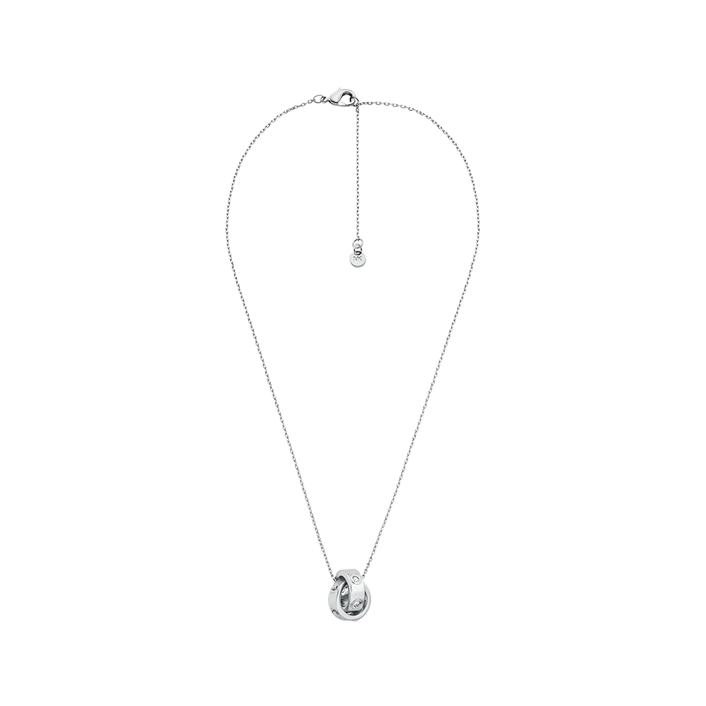 Colar Boyfriend Logo Silver-Tone