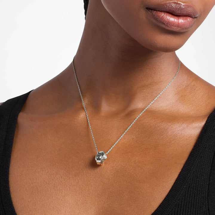 Colar Boyfriend Logo Silver-Tone