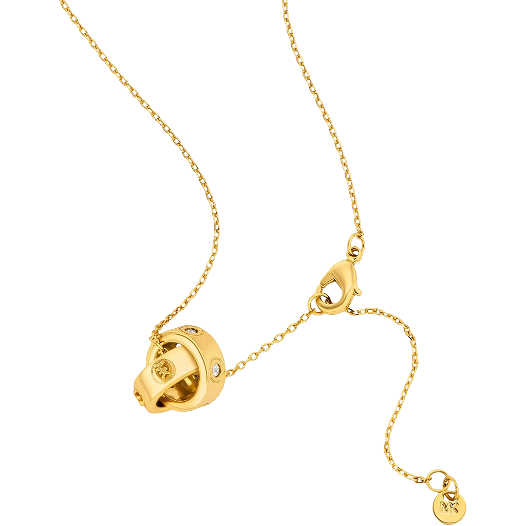 Colar Boyfriend Logo Gold-Tone