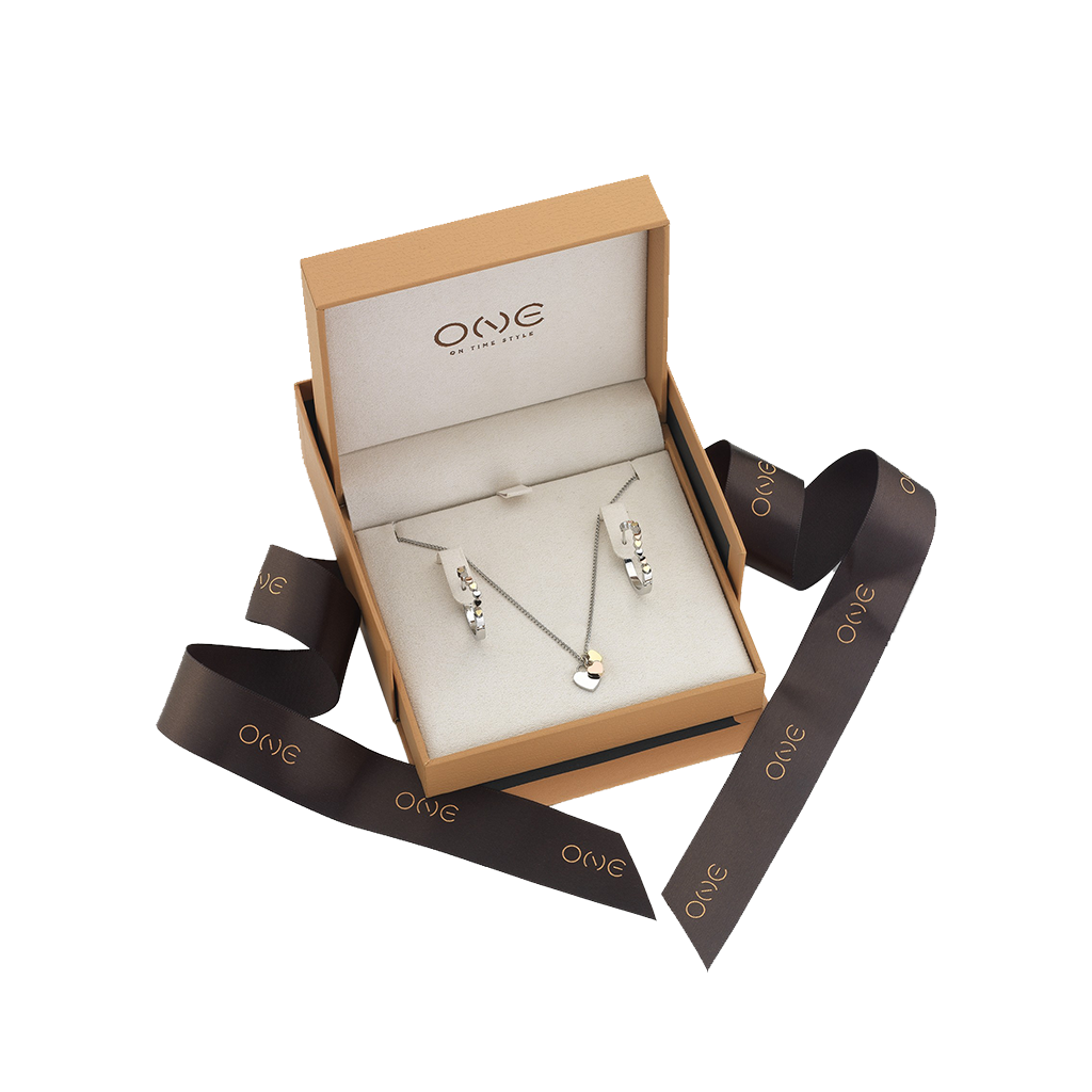 Conjunto Colar & Brincos One Crazy Heart