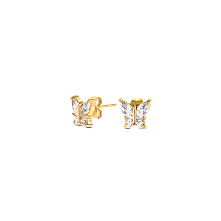 Brincos One Butterfly Crystal