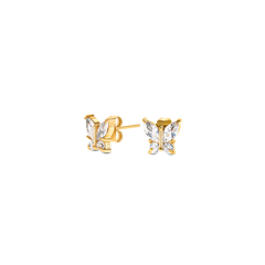 Brincos One Butterfly Crystal