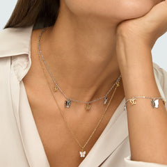 Brincos One Butterfly Crystal