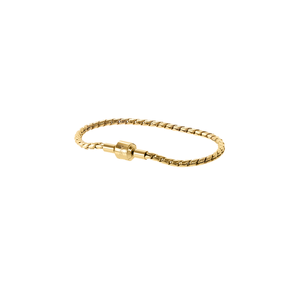 Pulseira One Energy Master Twisted Gold