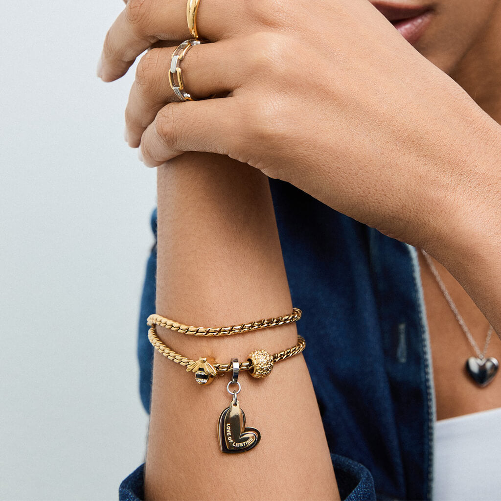 Pulseira One Energy Master Twisted Gold