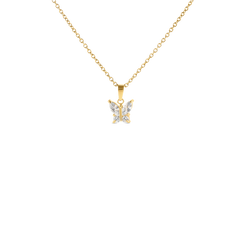 Colar One Butterfly Crystal