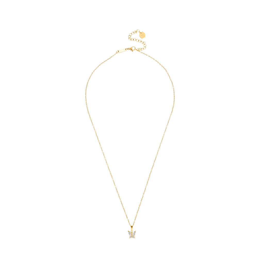 Colar One Butterfly Crystal