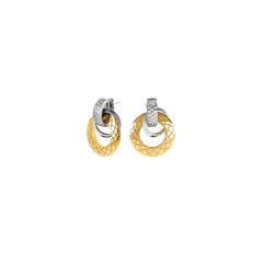 Brincos One Delightful Circle Bicolor