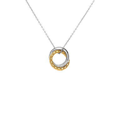 Colar One Delightful Circle Bicolor