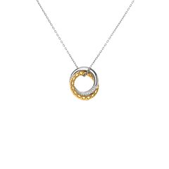 Colar One Delightful Circle Bicolor