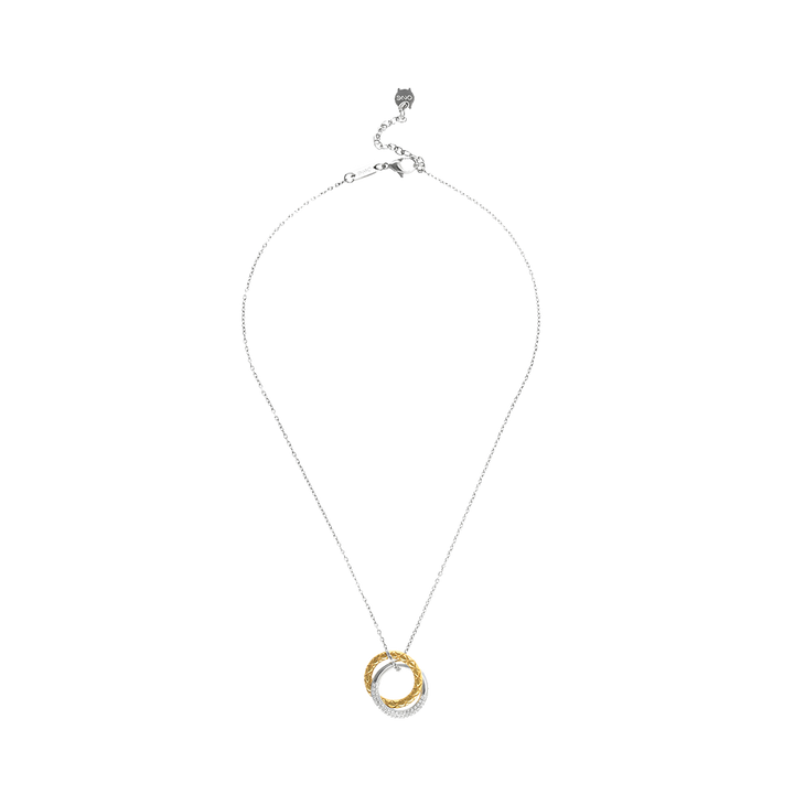 Colar One Delightful Circle Bicolor