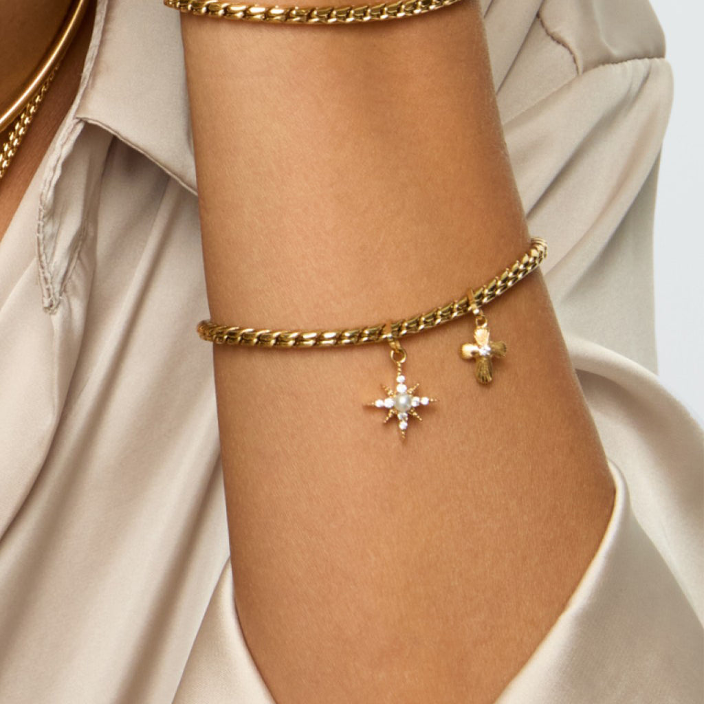 Charm One Energy Stellar Pearl Gold