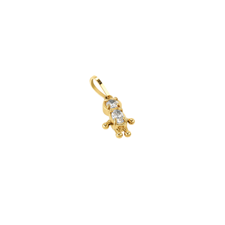 Charm One Energy Boy Crystal Gold