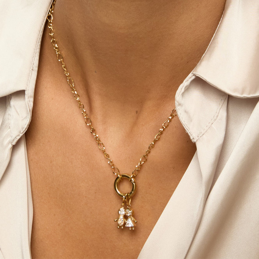 Charm One Energy Boy Crystal Gold