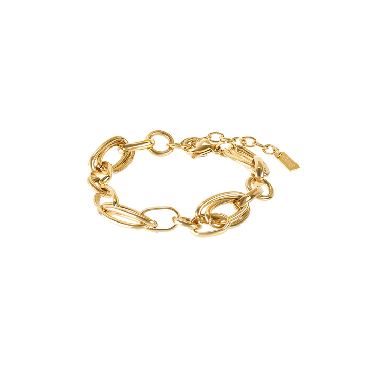imagem completa da pulseira One Luminous Solid com fecho e selo ONE