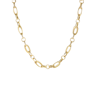 imagem parcial do colar One Luminous Solid dourado