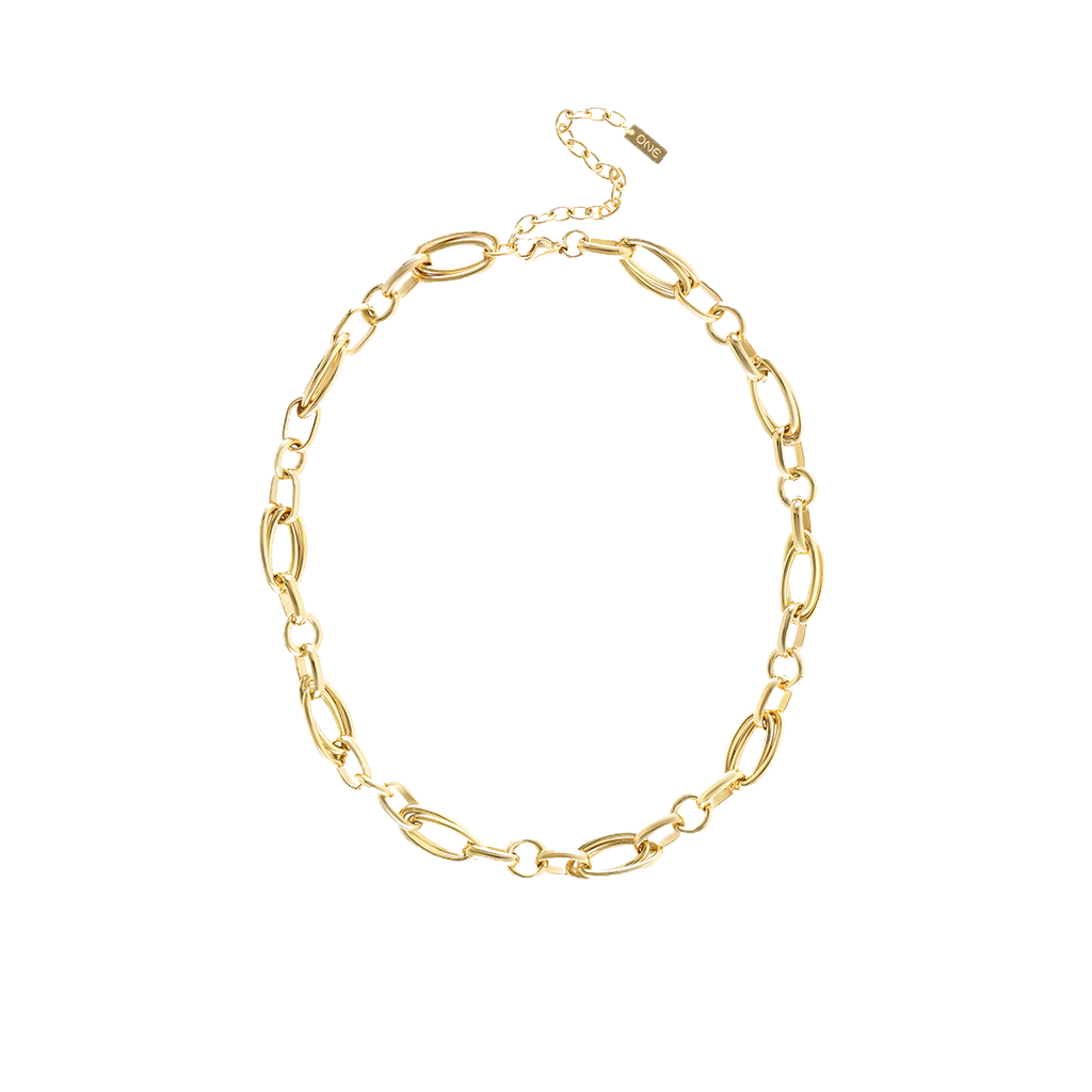 imagem do colar One Luminous Solid dourado