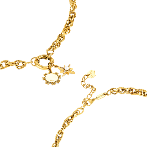 Colar One Energy Master Union Double Gold