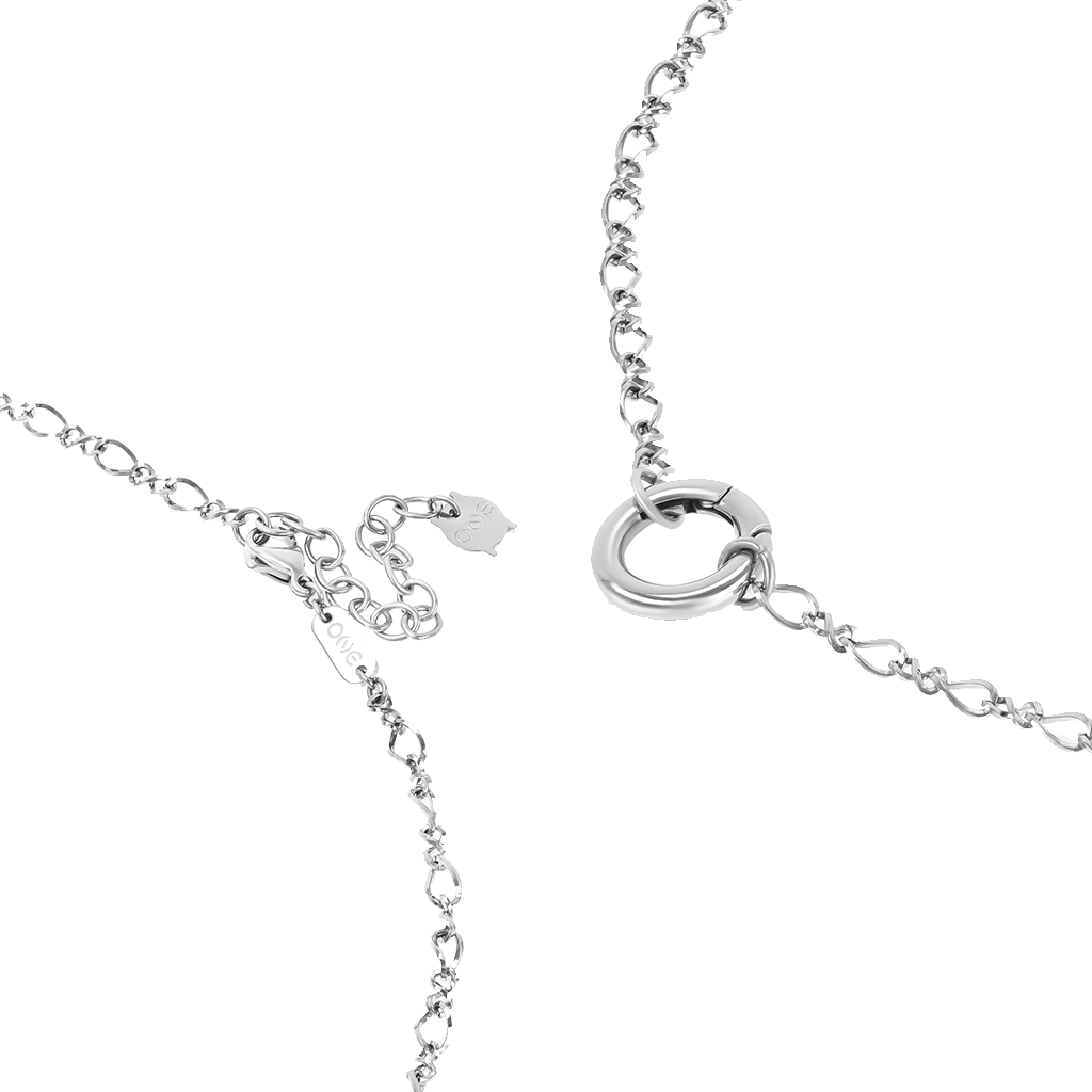 Colar One Energy Master Union Silver