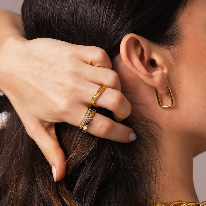 Anel One London 14 Gold