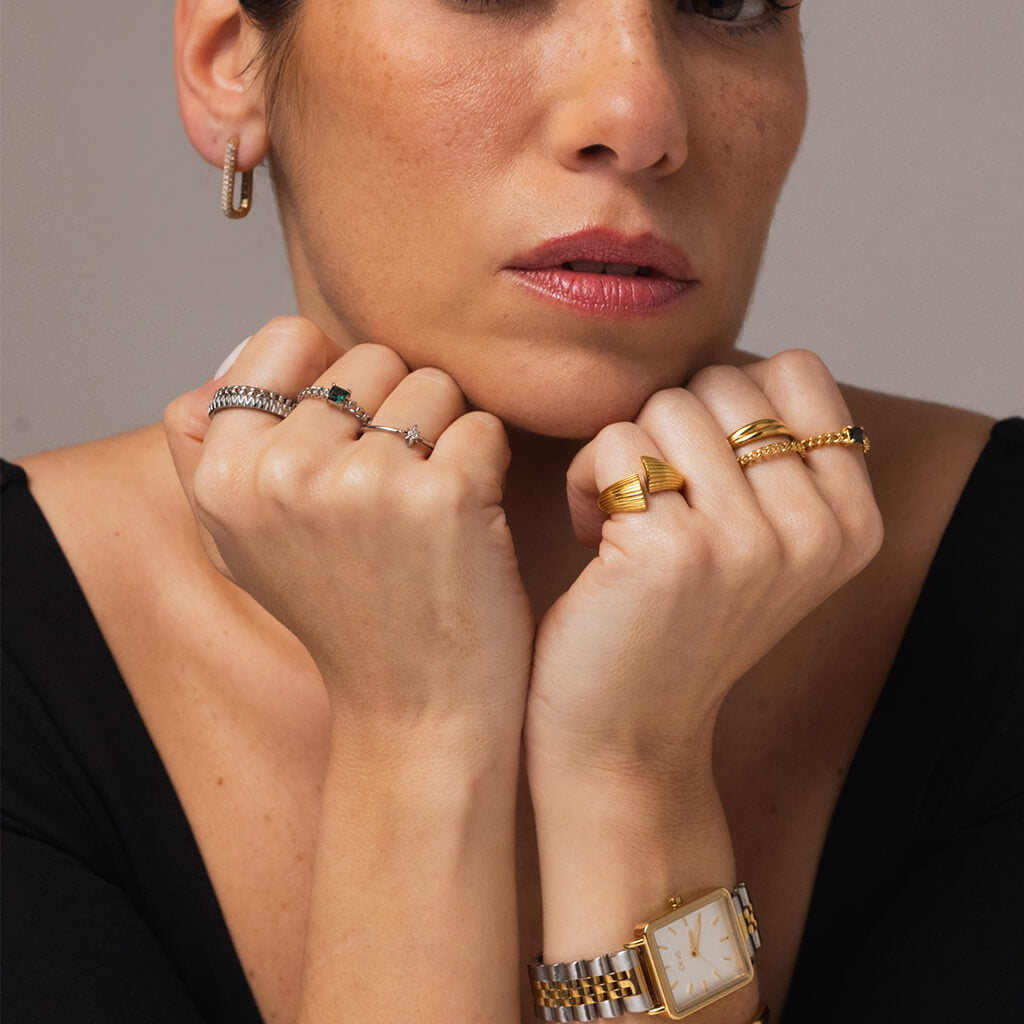 Anel One London 40 Gold