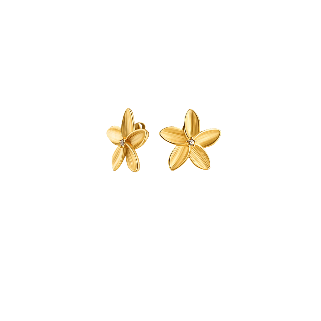 Brincos One Fleur Gold