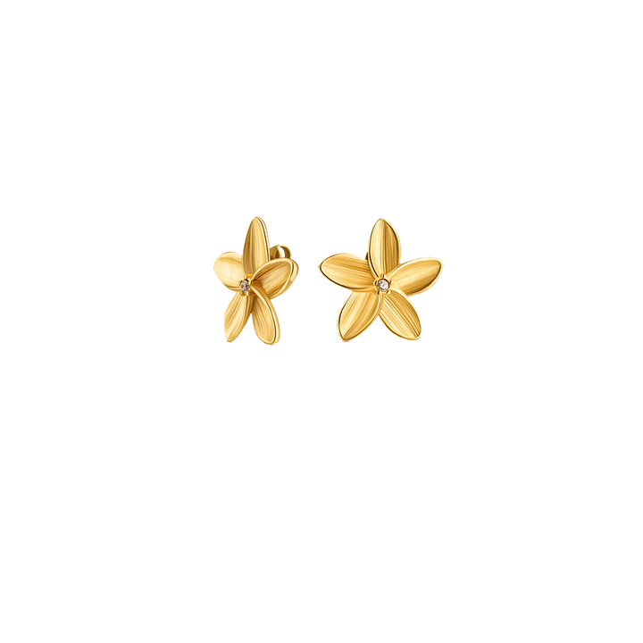 Brincos One Fleur Gold