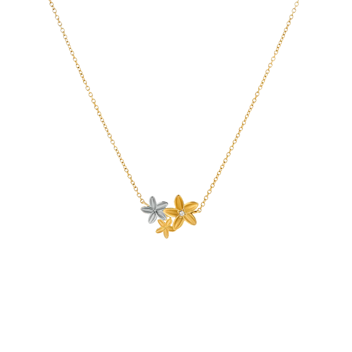 Colar One Fleur Bicolor