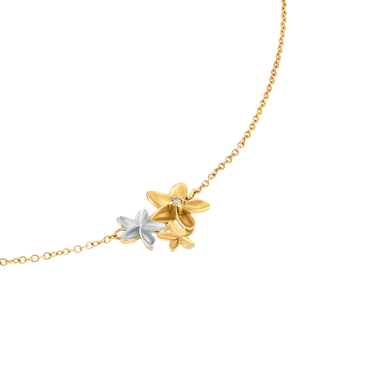 Colar One Fleur Bicolor