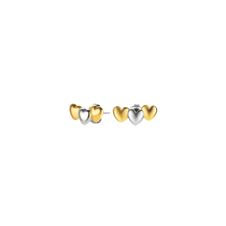 Conjunto Colar & Brincos One Crazy Heart Bicolor