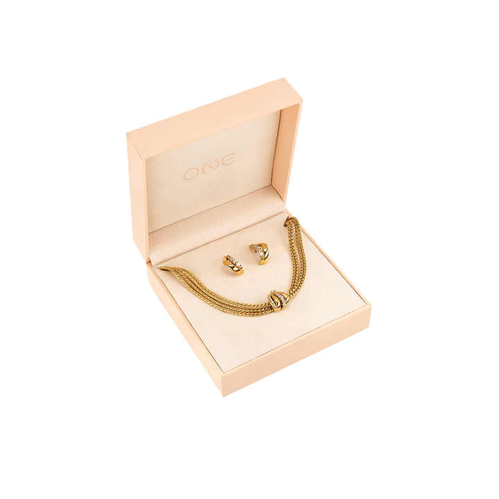 Conjunto Colar & Brincos One Stella