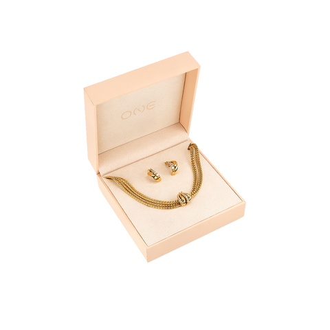 Conjunto Colar & Brincos One Stella