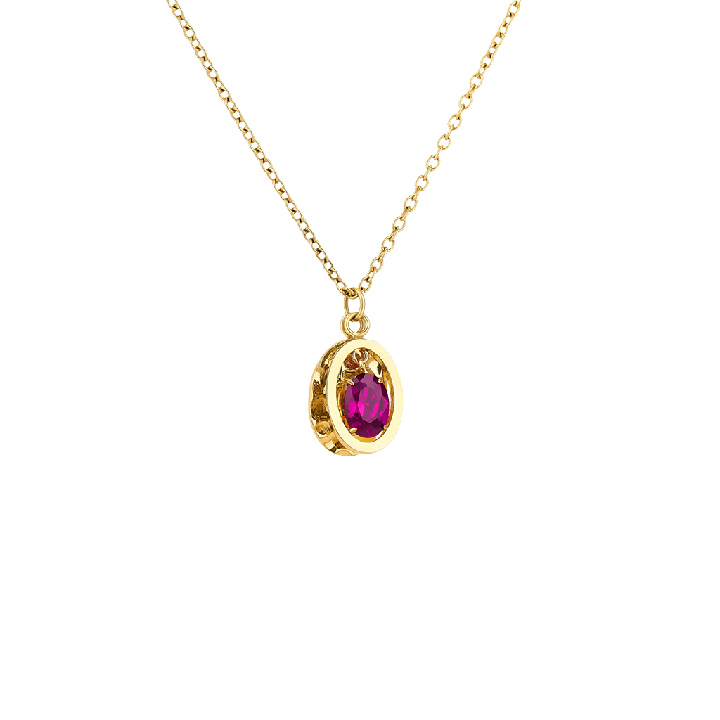 Conjunto Colar & Brincos One Birthstone Julho