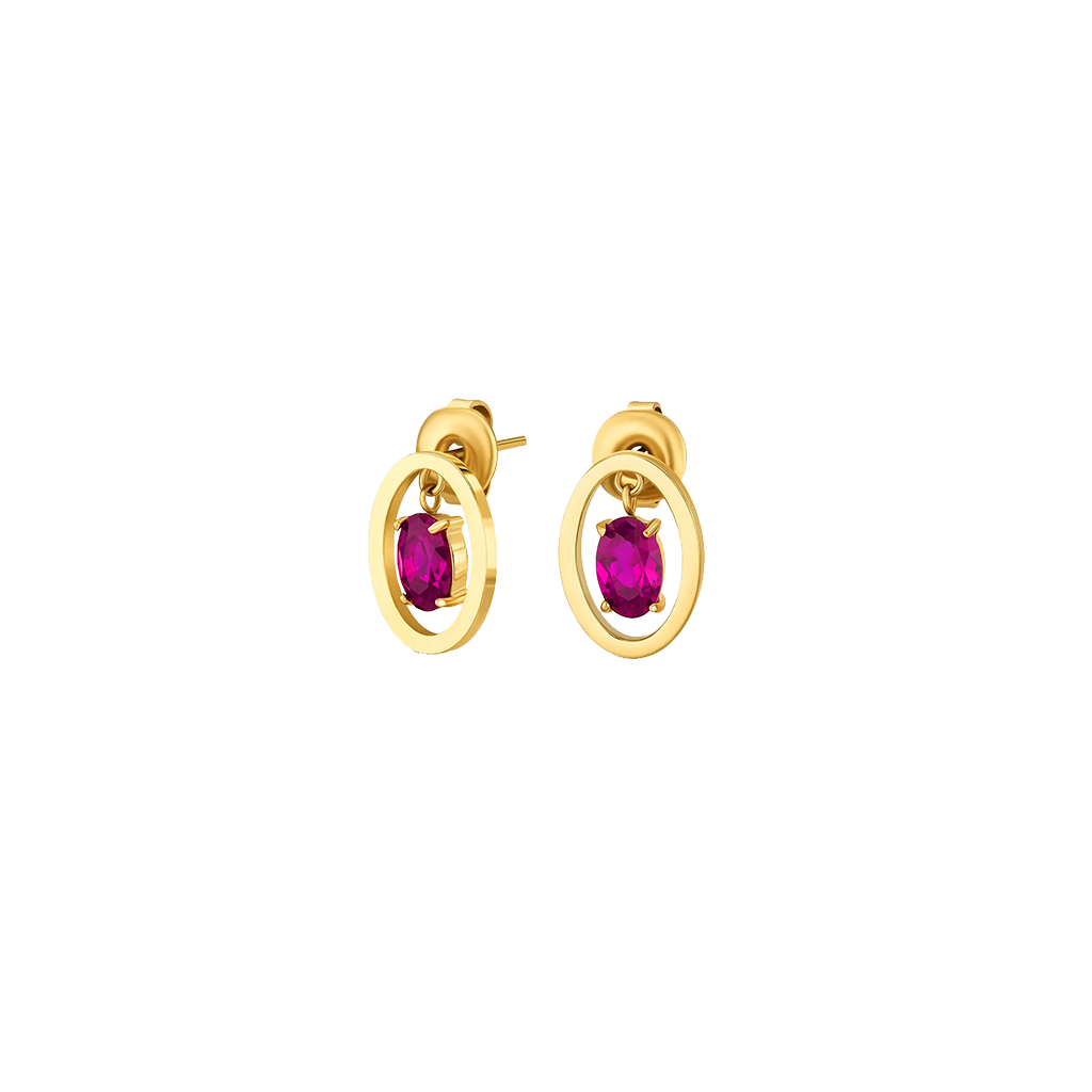 Conjunto Colar & Brincos One Birthstone Julho