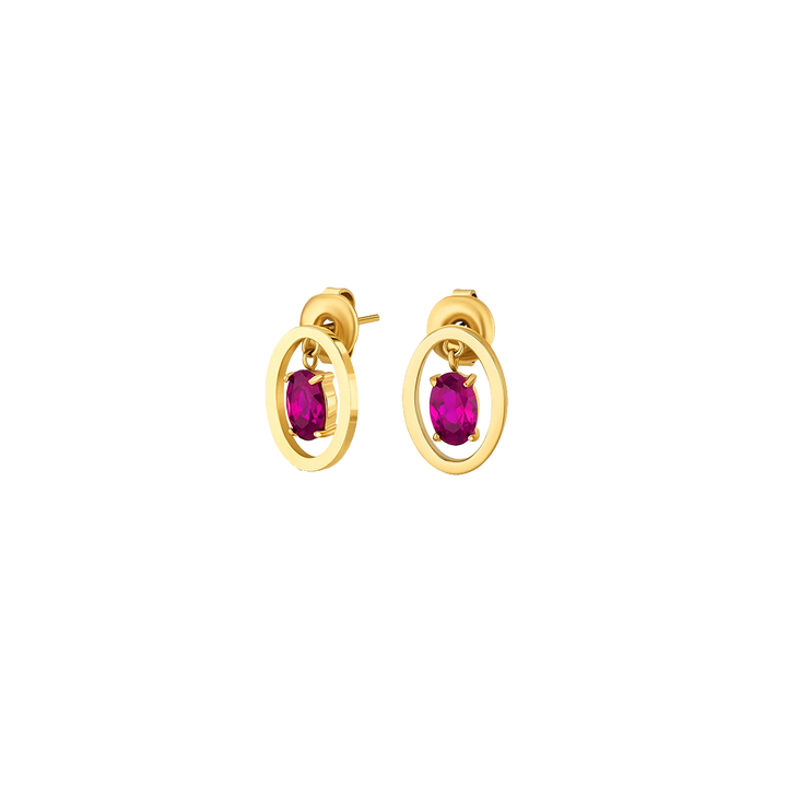 Conjunto Colar & Brincos One Birthstone Julho