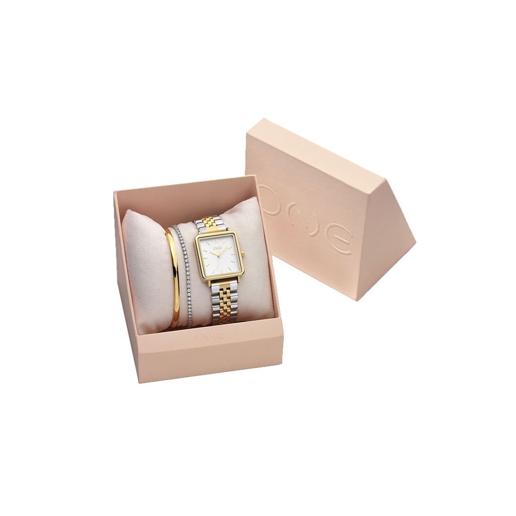 Box One Dazzle Bicolor Gold