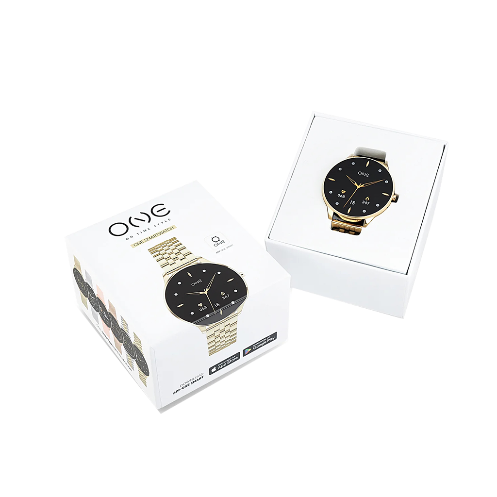 One Smartwatch Slim Gold Links