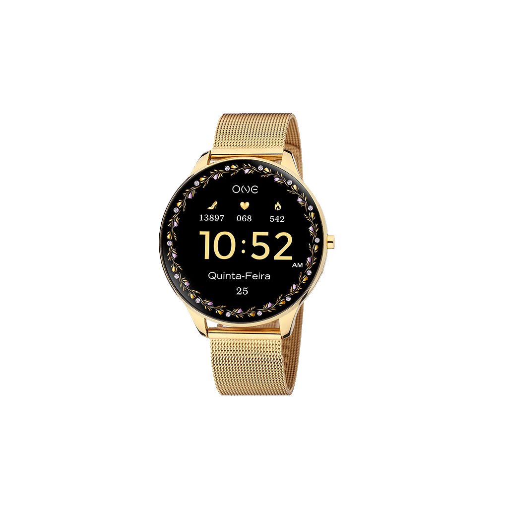 One Smartwatch Slim Gold Links