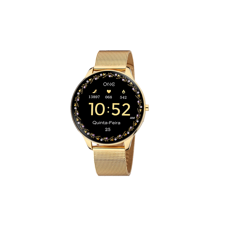 One Smartwatch Slim Gold Links