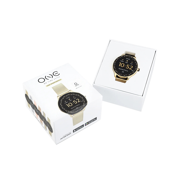 One Smartwatch Slim Gold Links