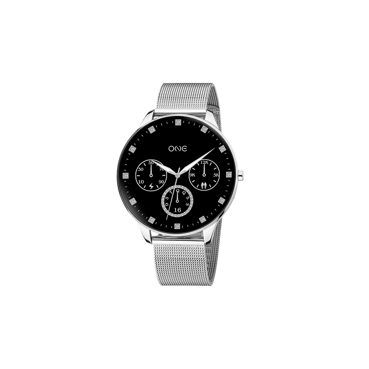 One Smartwatch Slim Silver Mesh