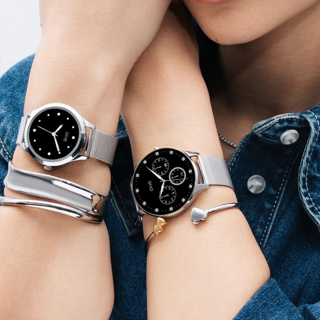 One Smartwatch Slim Silver Mesh