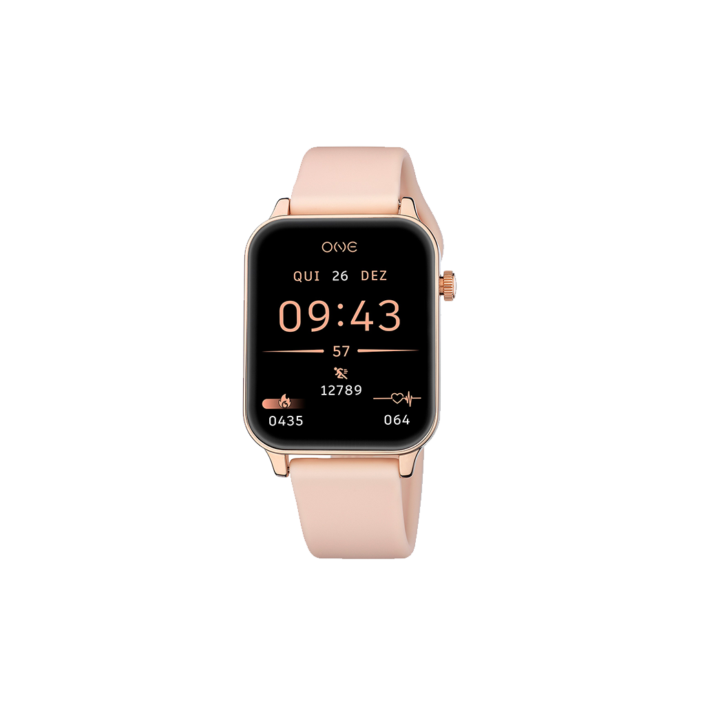 One Smartwatch Frame Rosegold-Peach